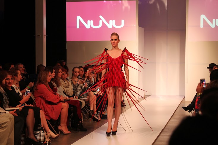 Nuvu featured over-the-top art pieces at their avant-garde show. / Photo by Summer Lin