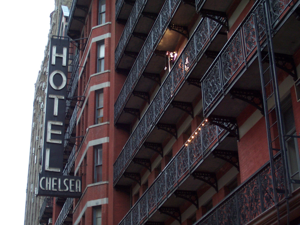 Chelsea Hotel Photo by Shani Heckman on Flickr/Creative Commons