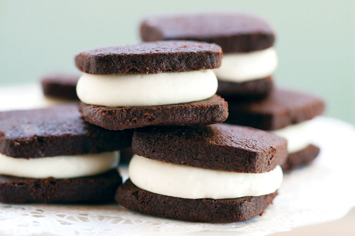 Chocolate sandwich cookies from Hi-Rise