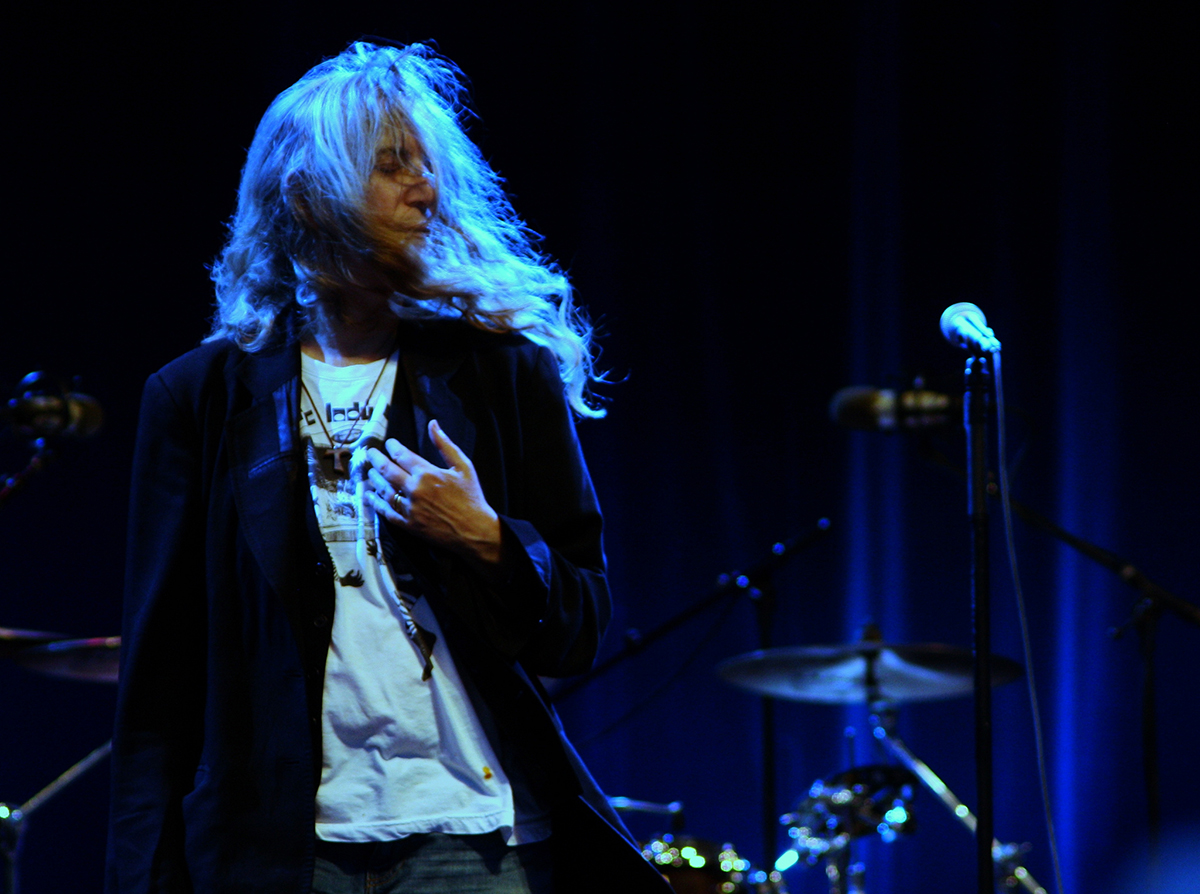 Patti Smith in Concert by Blondinrikard Fröberg via Flickr.