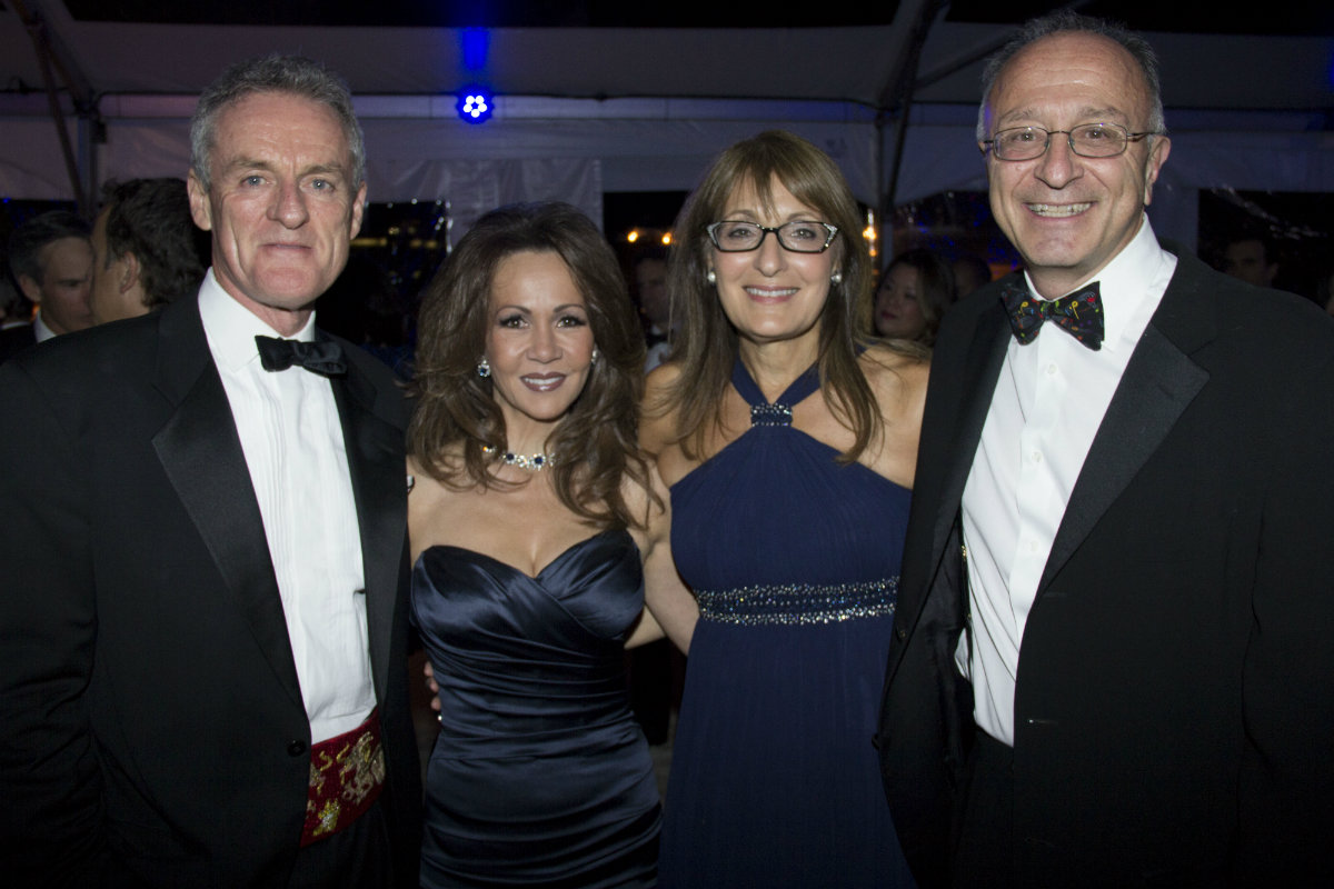 From left, Michael and Evelyn Tracey, Jeryl and Stephen Oritaglio (cofounders of the Esplanade Association)