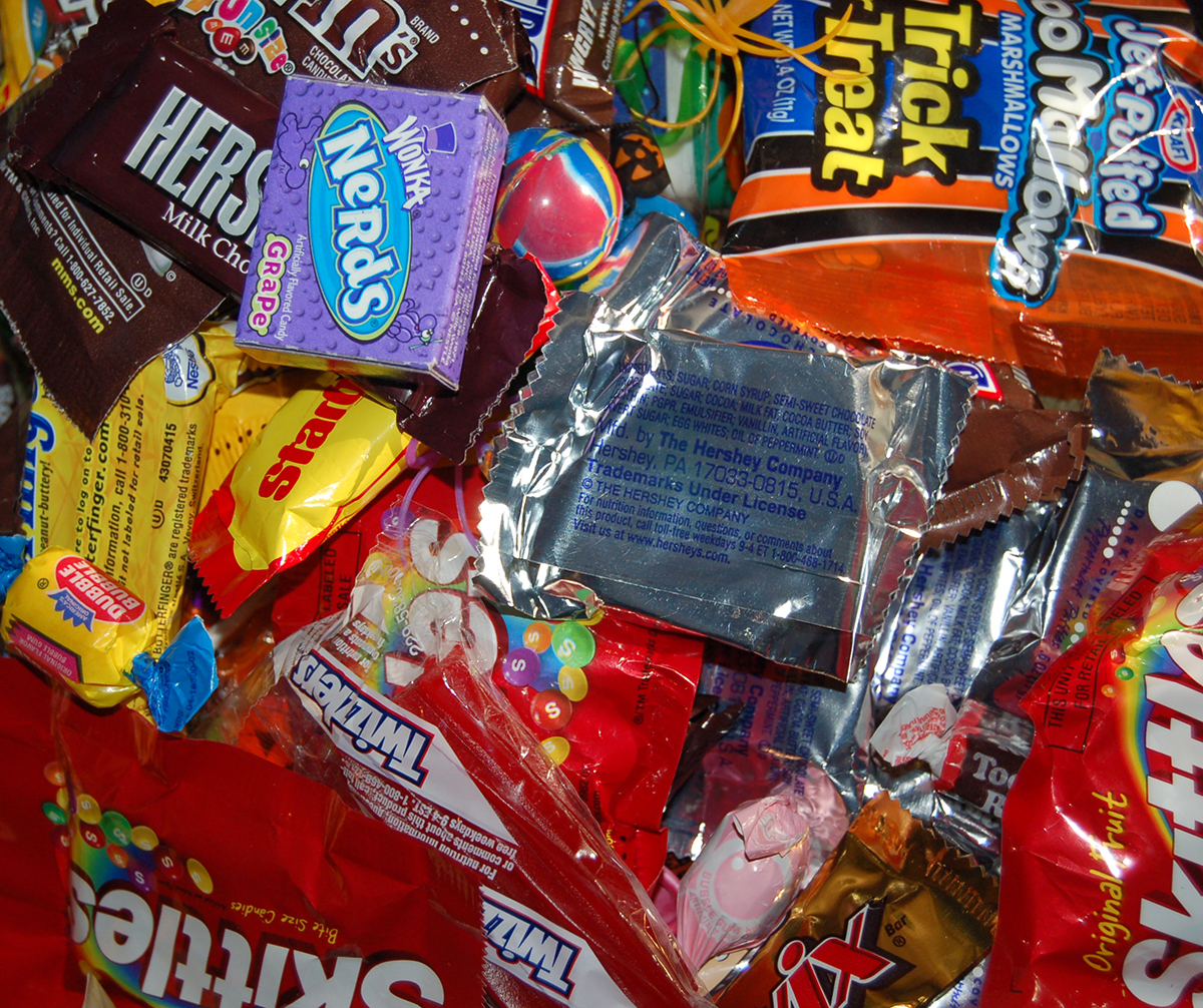 Halloween candy donation