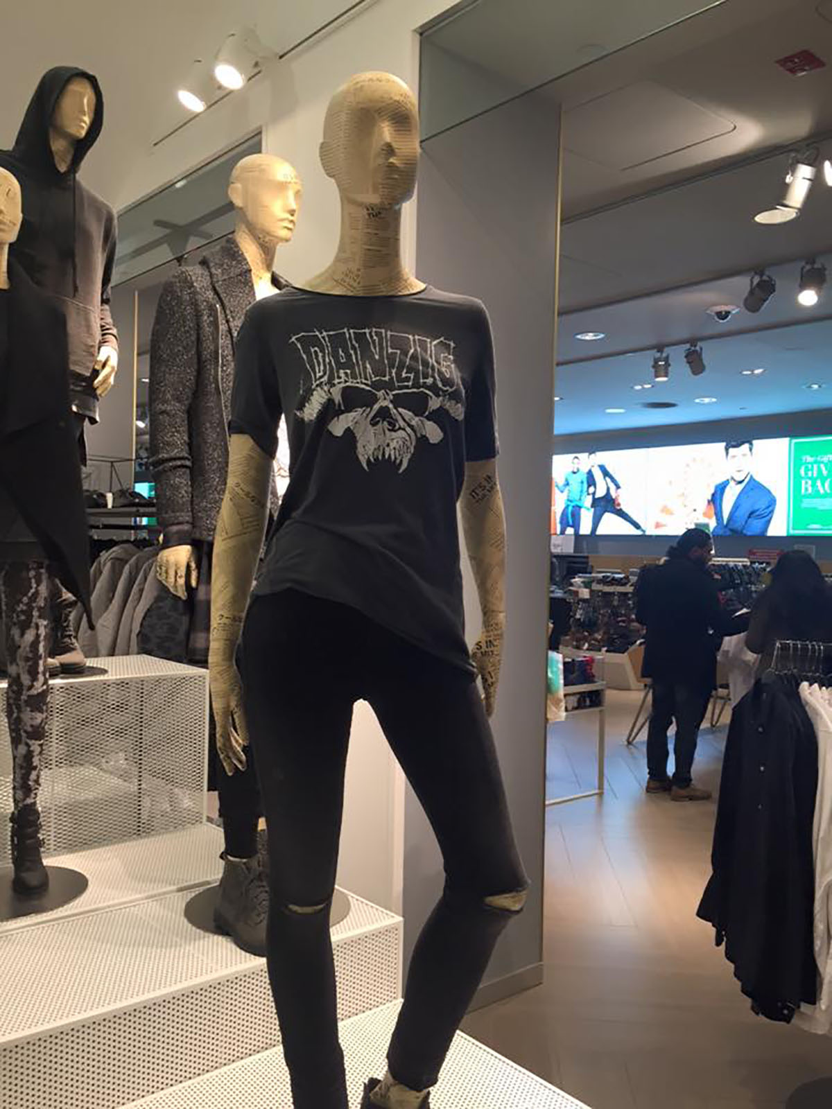The Danzig shirt at H&M Boston