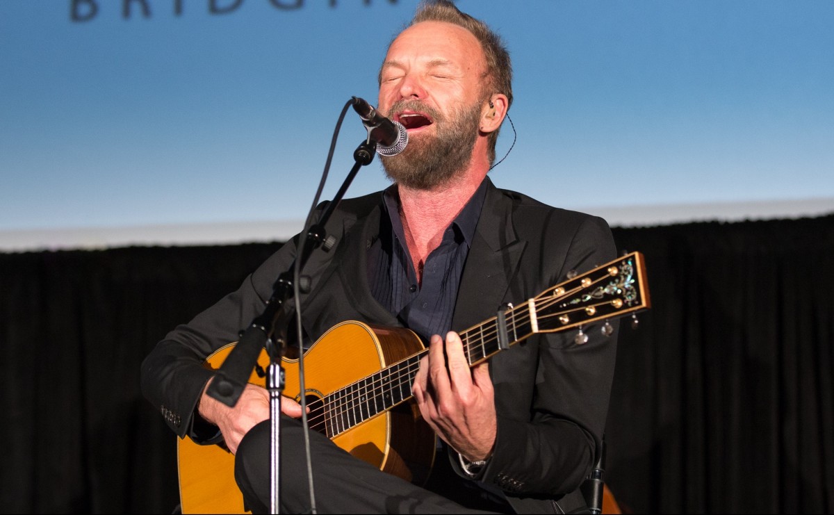 Sting Performed an Acoustic Set in Boston Last