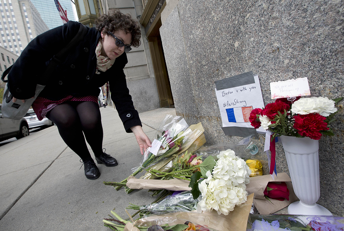 boston common vigil paris terrorist attacks