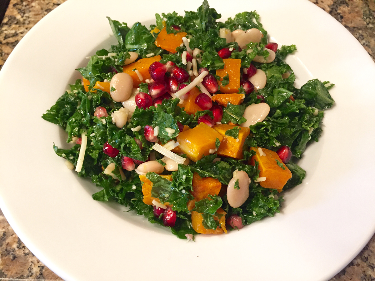 Lauren Mayer's kale salad. Photo provided