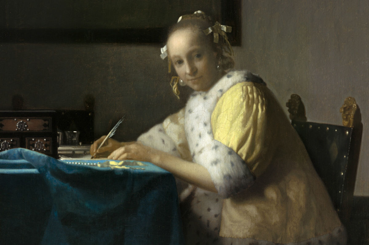 Johannes Vermeer, A Lady Writing