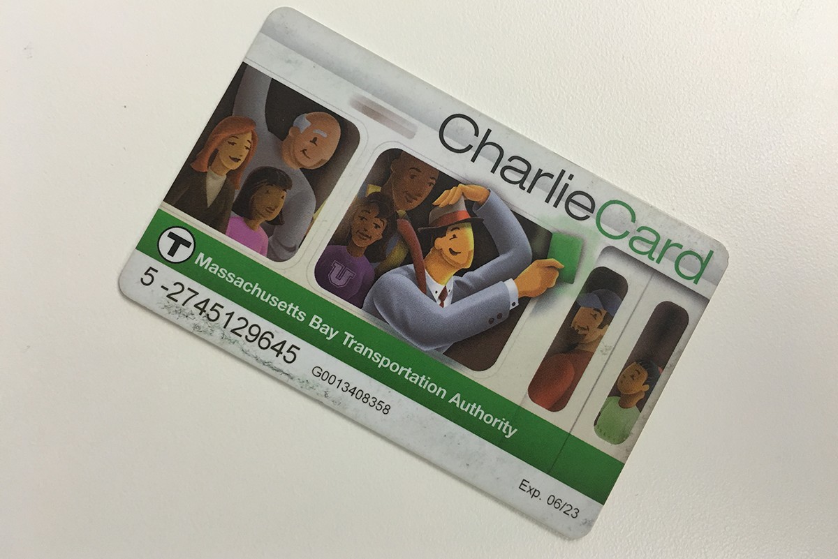 Charlie Card for the MBTA Photo by Garrett Quinn