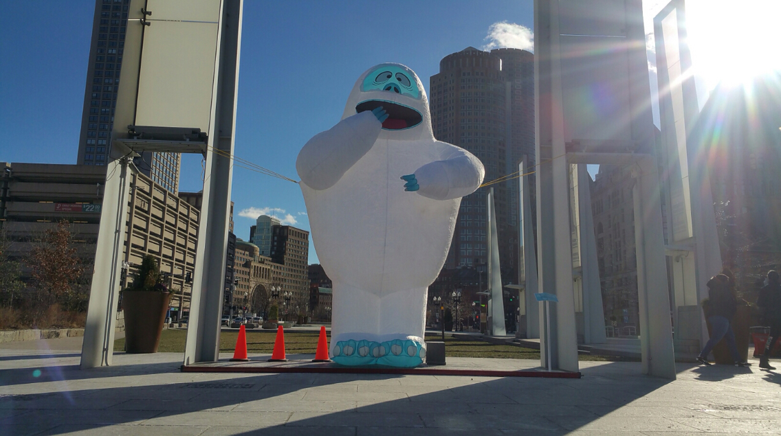 rose kennedy greenway abominable snowman