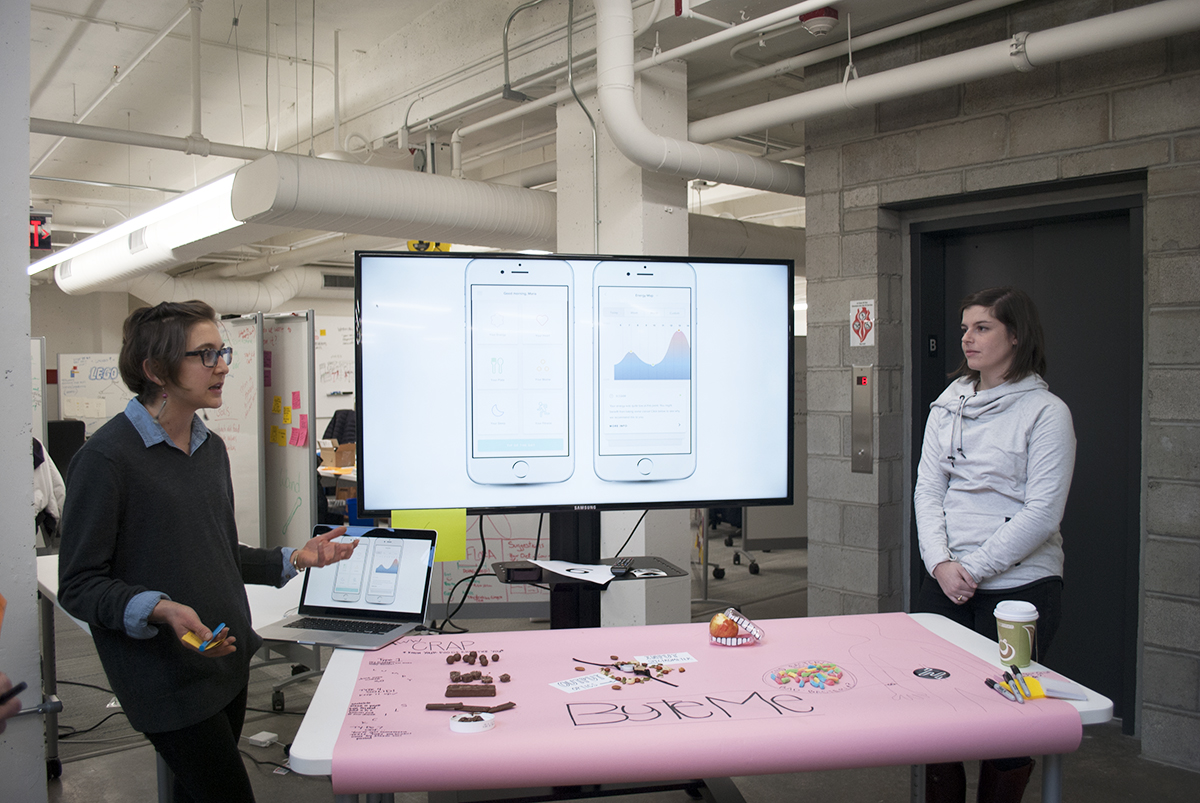 Byte Me helps to analyze human waste and what it means for a person's health. Photo by Madeline Bilis