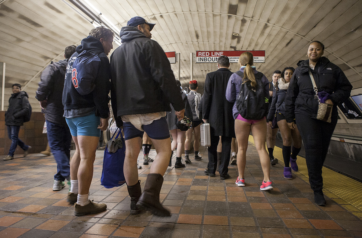 no pants subway ride boston 2016