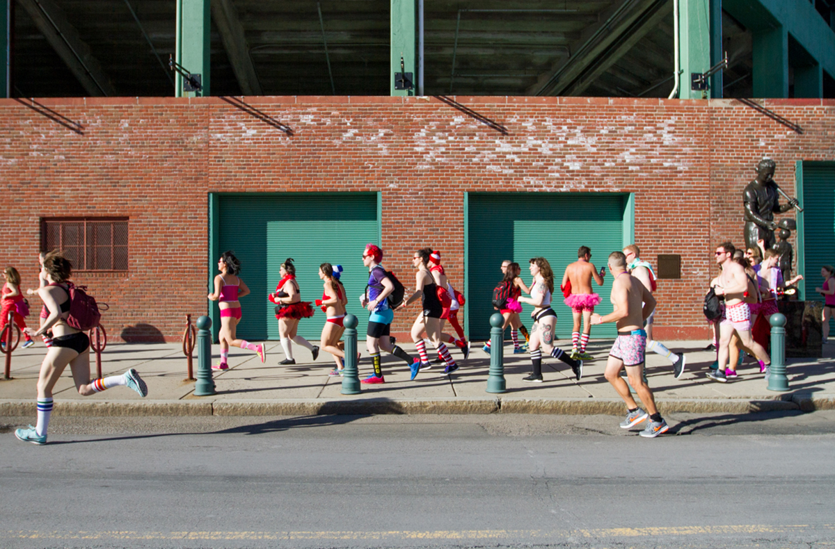 Cupids Undie Run Boston 2016 Fenway Park