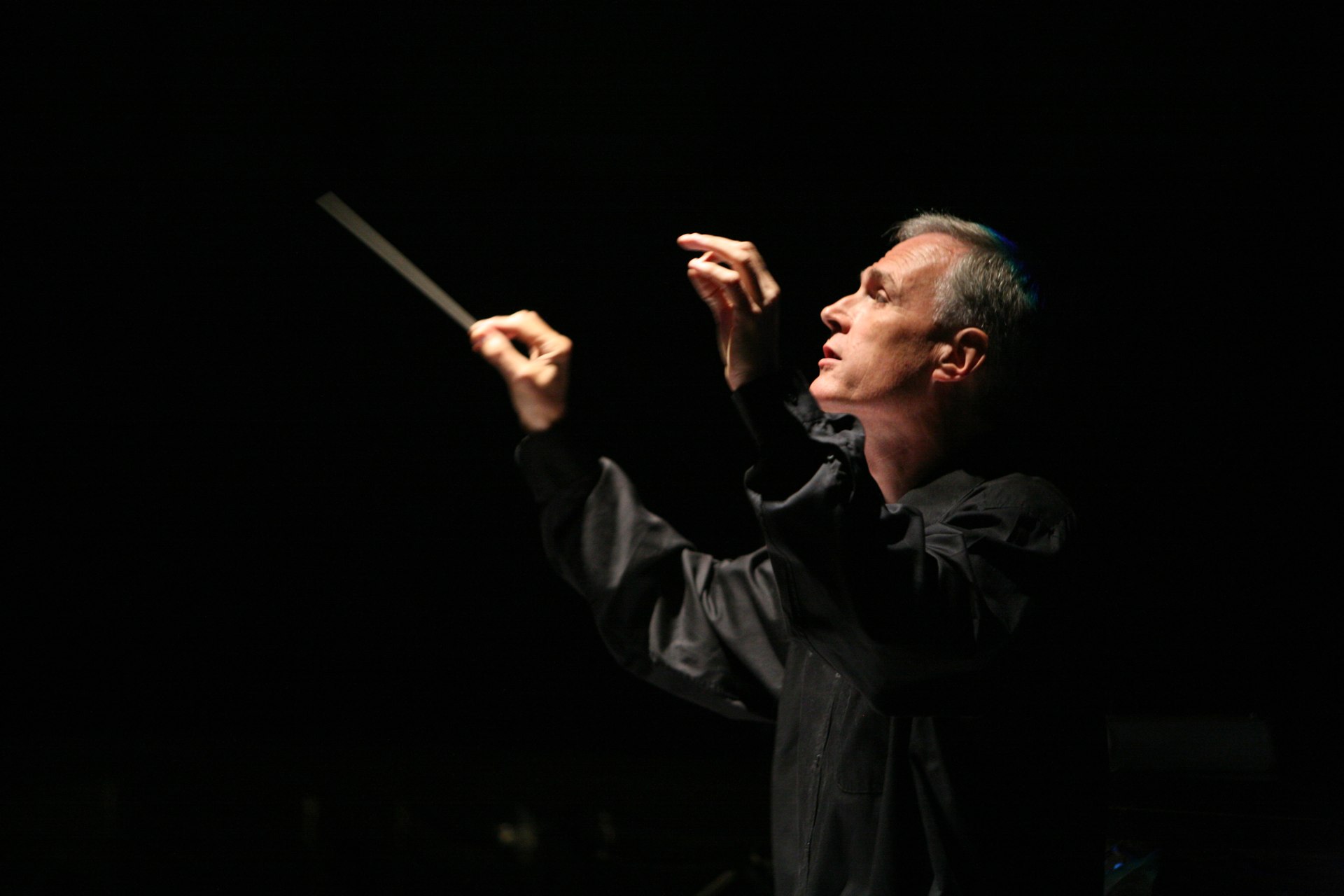 David Angus conducting