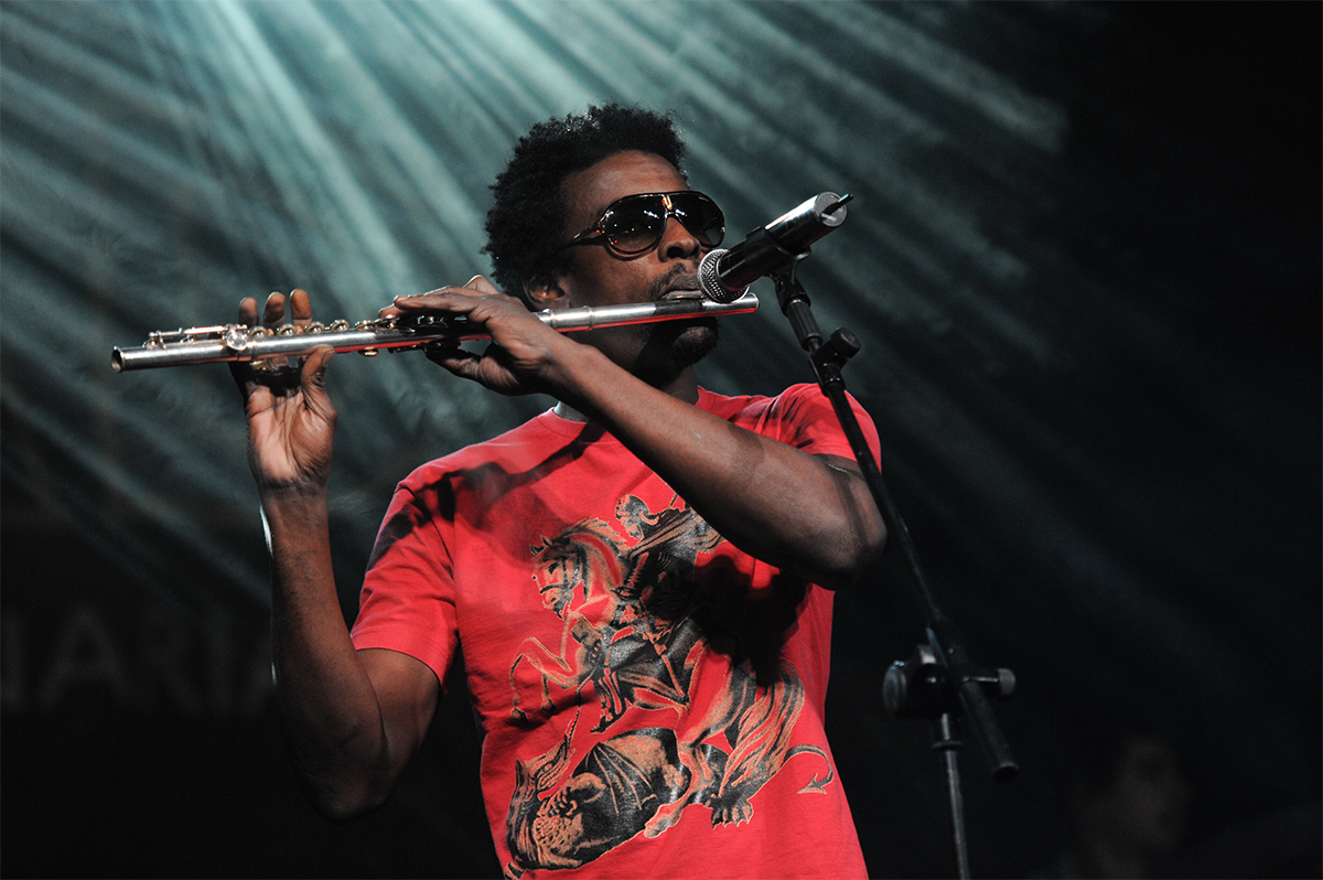 CANARY ISLANDS - NOVEMBER 12: Singer, songwriter and actor Seu Jorge from Brazil performs onstage during Womad in Las Palmas November 12, 2010 in Canary Islands, Spain Image via Shutterstock