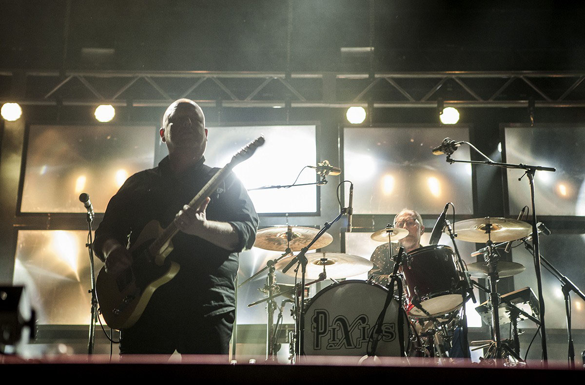 The Pixies performing at Boston Calling