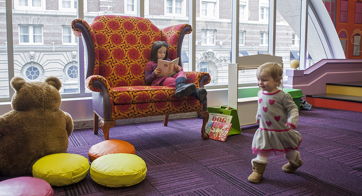 boston public library childrens area