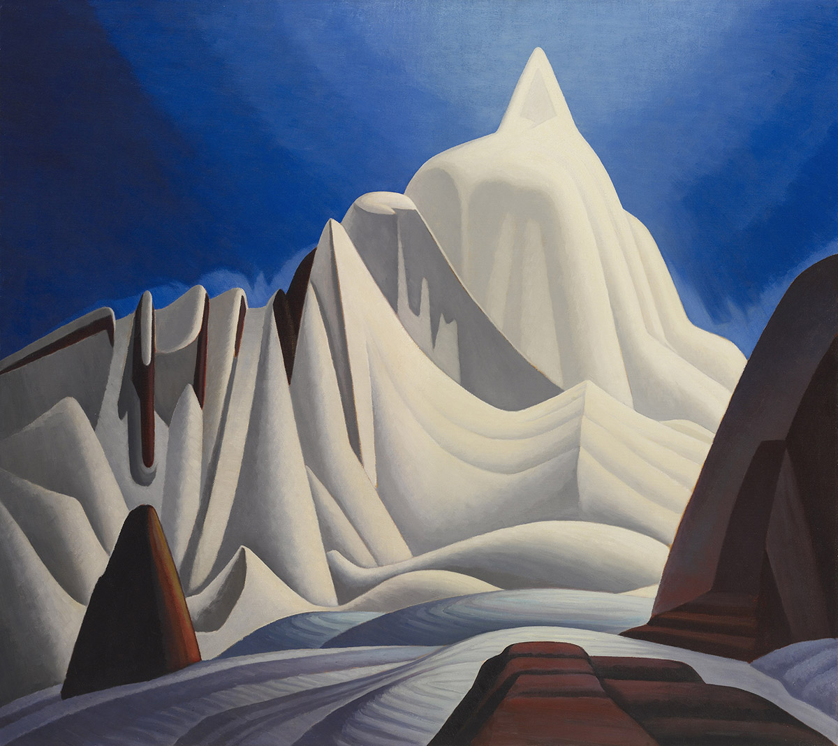 Mountains in Snow: Rocky Mountain Paintings by Lawren Harris / Image courtesy of the Museum of Fine Arts, Boston