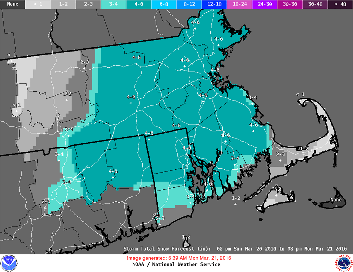 Map via National Weather Service
