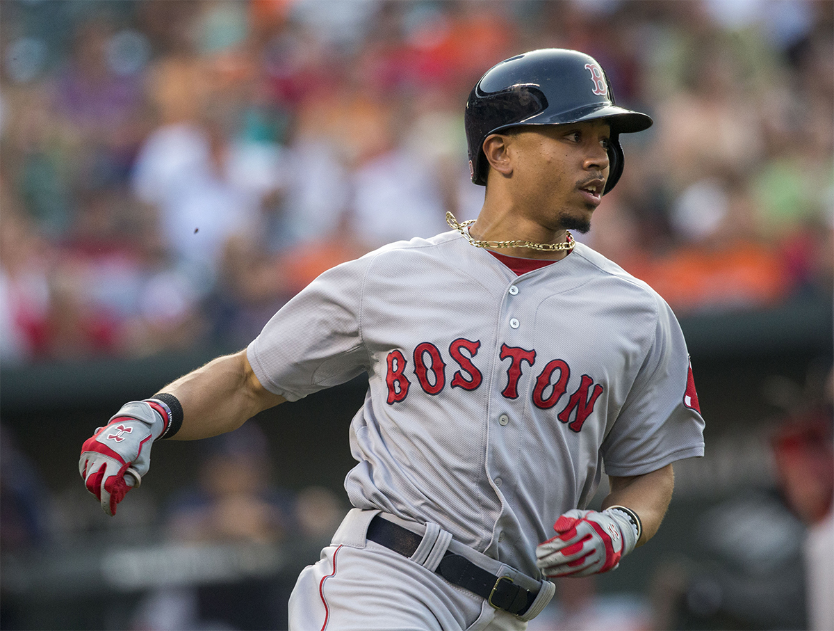 Mookie Betts by Keith Allison on Flickr/Creative Commons