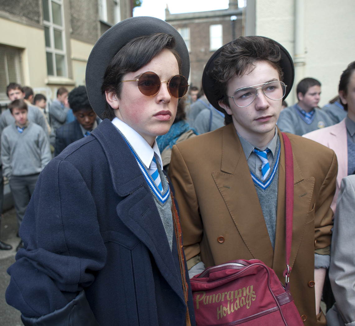 Ferdia Walsh-Peelo and Mark McKenna in 'Sing Street' Photo by the Weinstein Company
