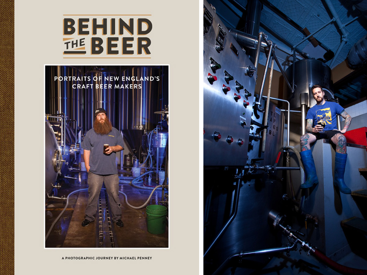 (L to R) Cover of 'Behind the Beer,' featuring Seth Reidy Head brewer at Tuckerman Brewing Co.; Matt Tarpey, then at Portsmouth Brewing Co.
