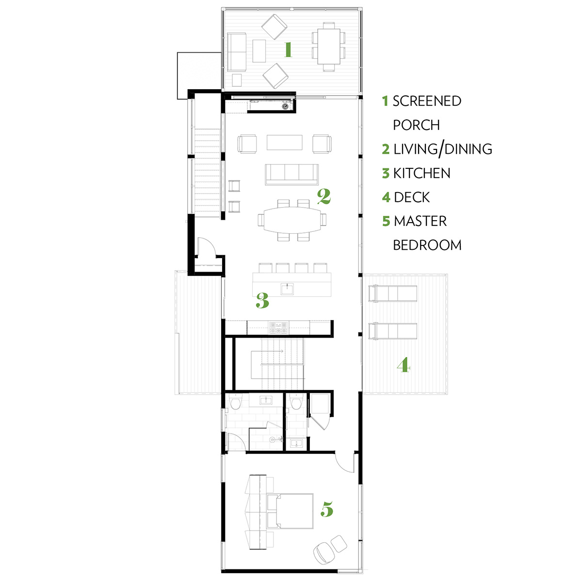 contemporary house truro layout
