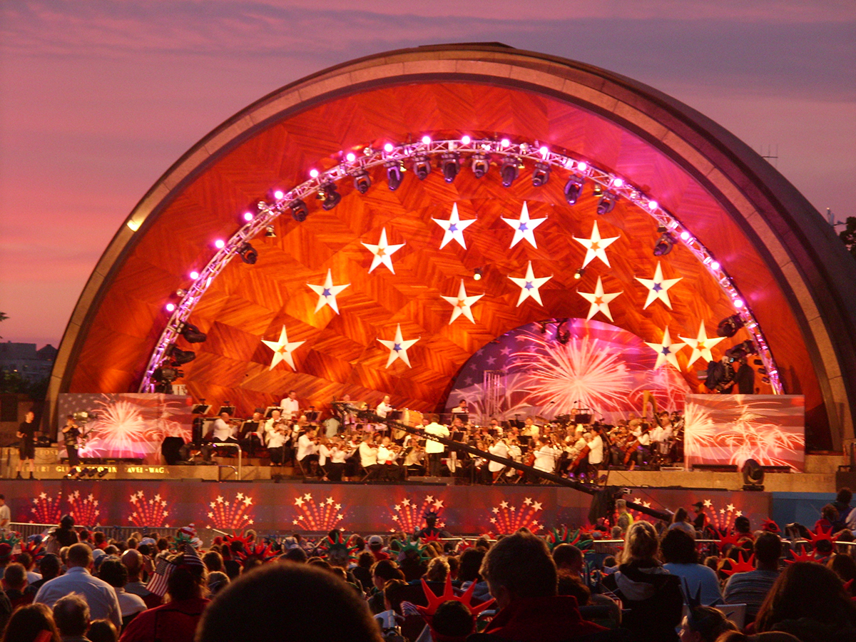 boston pops fourth of july spectacular at the hatch shell; free things to do in boston july