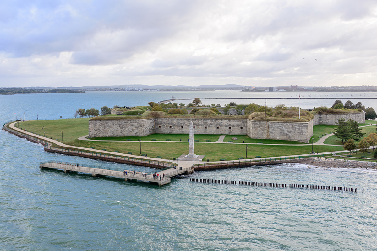 Fort Independence in Boston Harbor. / PHOTO BY CRAIG STANFILL ON FLICKR/CREATIVE COMMONS