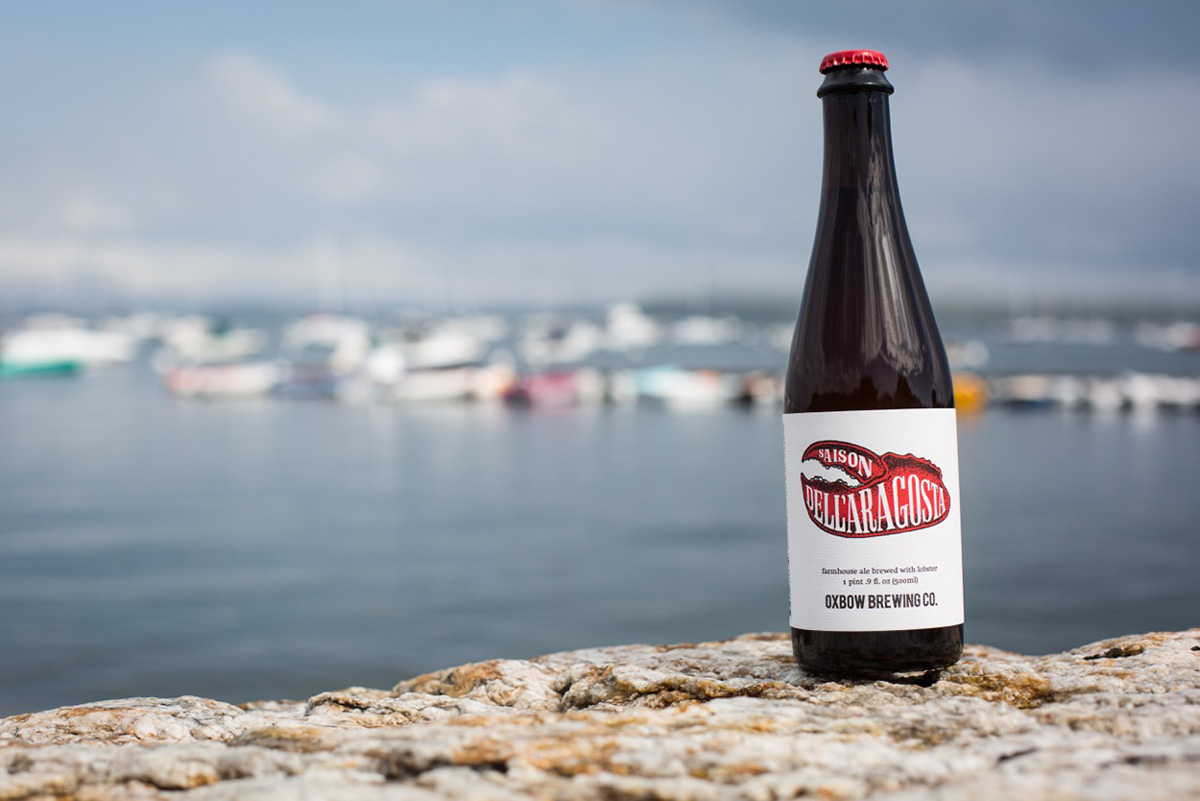 Oxbow's Saison Dell'Aragosta. / Photo by Walker Stockly.
