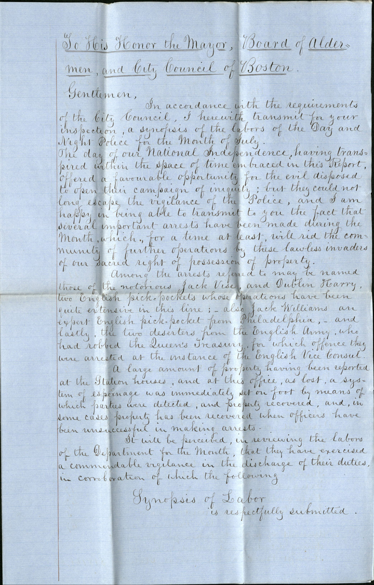 Letter via City of Boston Archives/Public domain