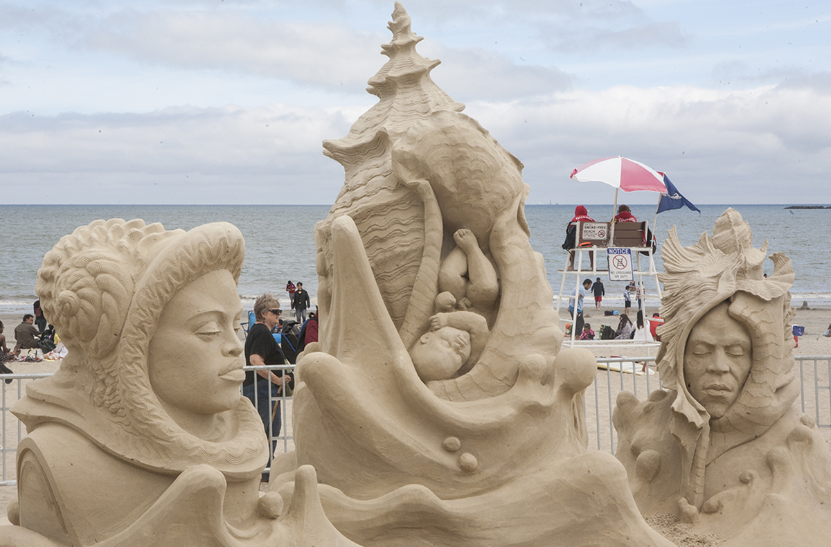 revere sand sculpting; free things to do in boston july