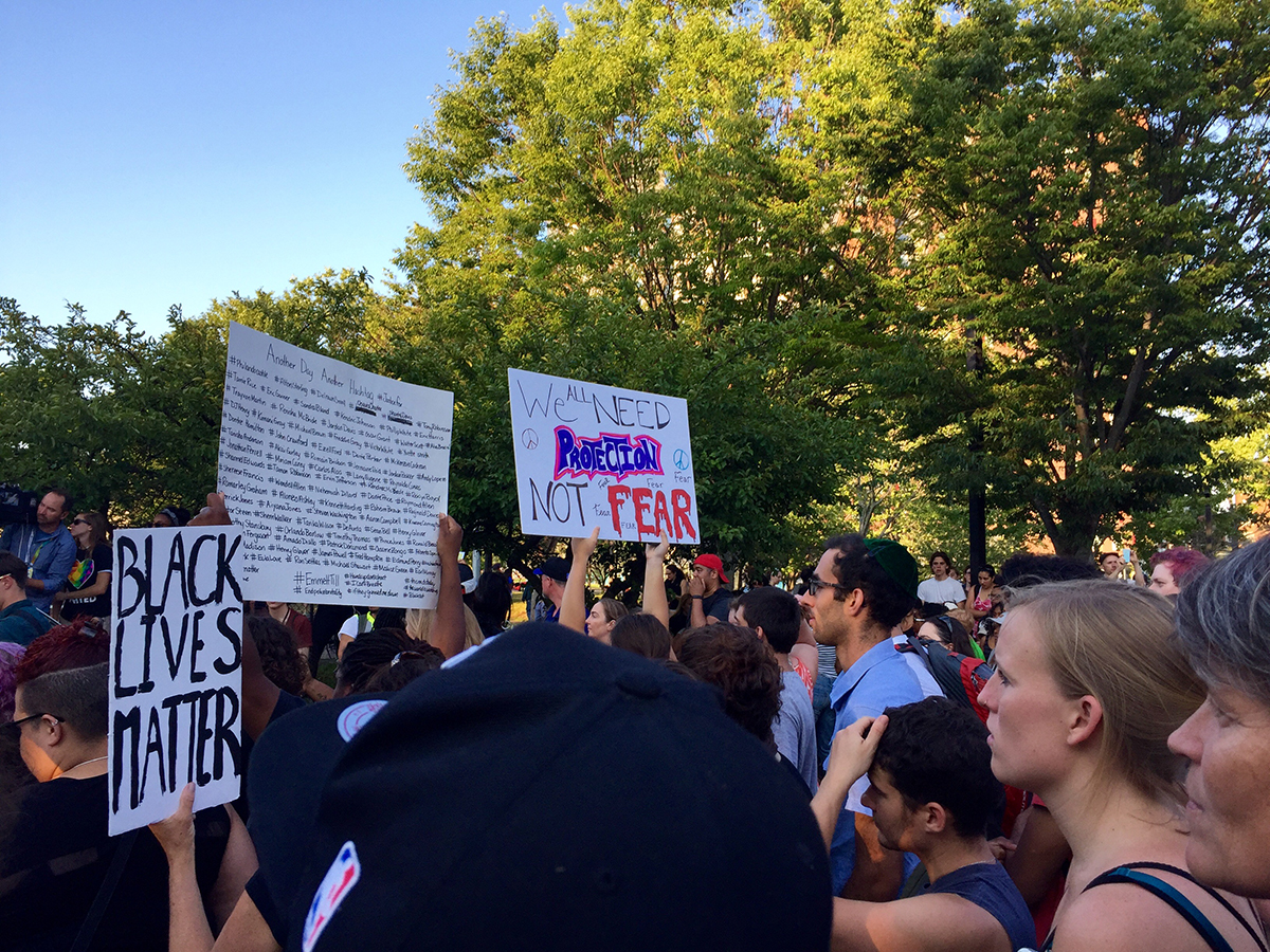 black lives matter protest boston 2016