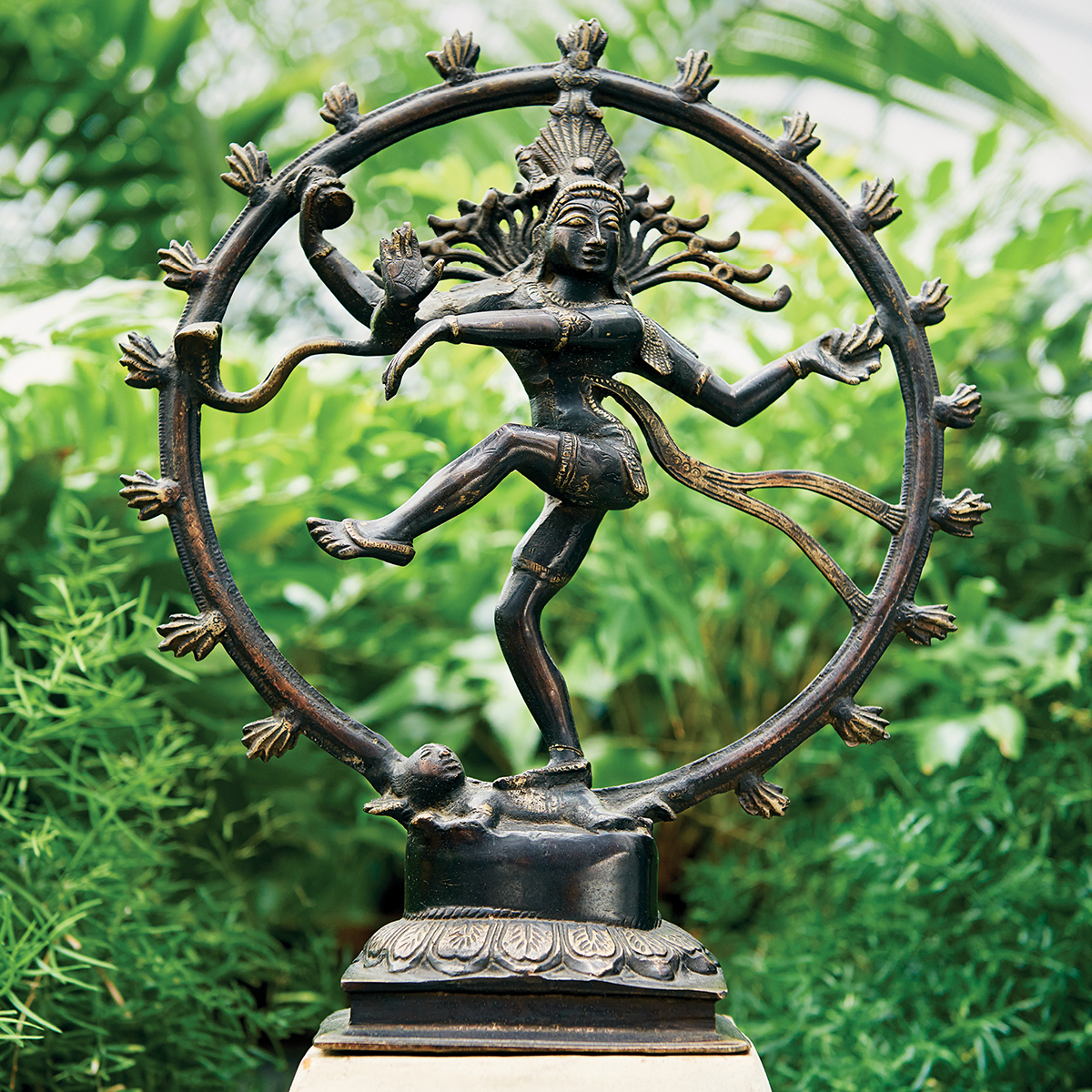 christina nielsen Shiva Nataraja bronze sculpture
