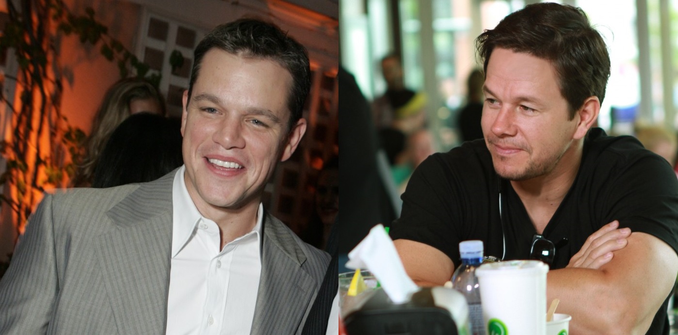 Matt Damon and Mark Wahlberg