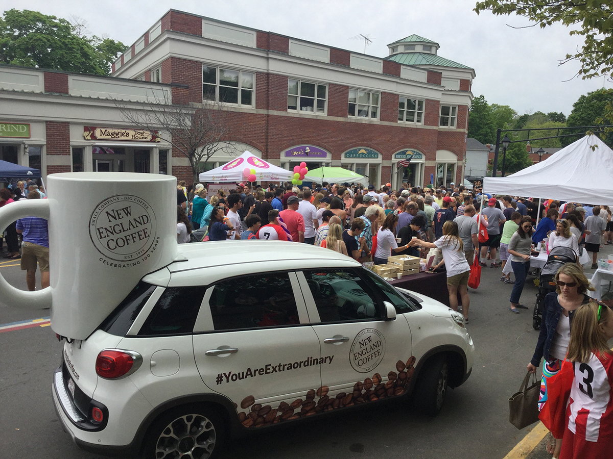New England Coffee's Mug Mobile stopping through the Taste of Hingham. / Photo provided