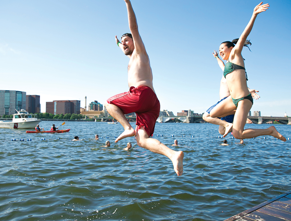 Living on Earth: Love That Dirty Water, Swimming in Boston's Charles River
