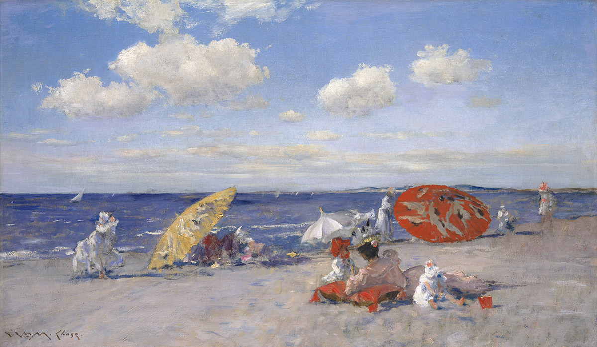"At the Seaside" by William Merritt Chase, 1892. Courtesy of the MFA.