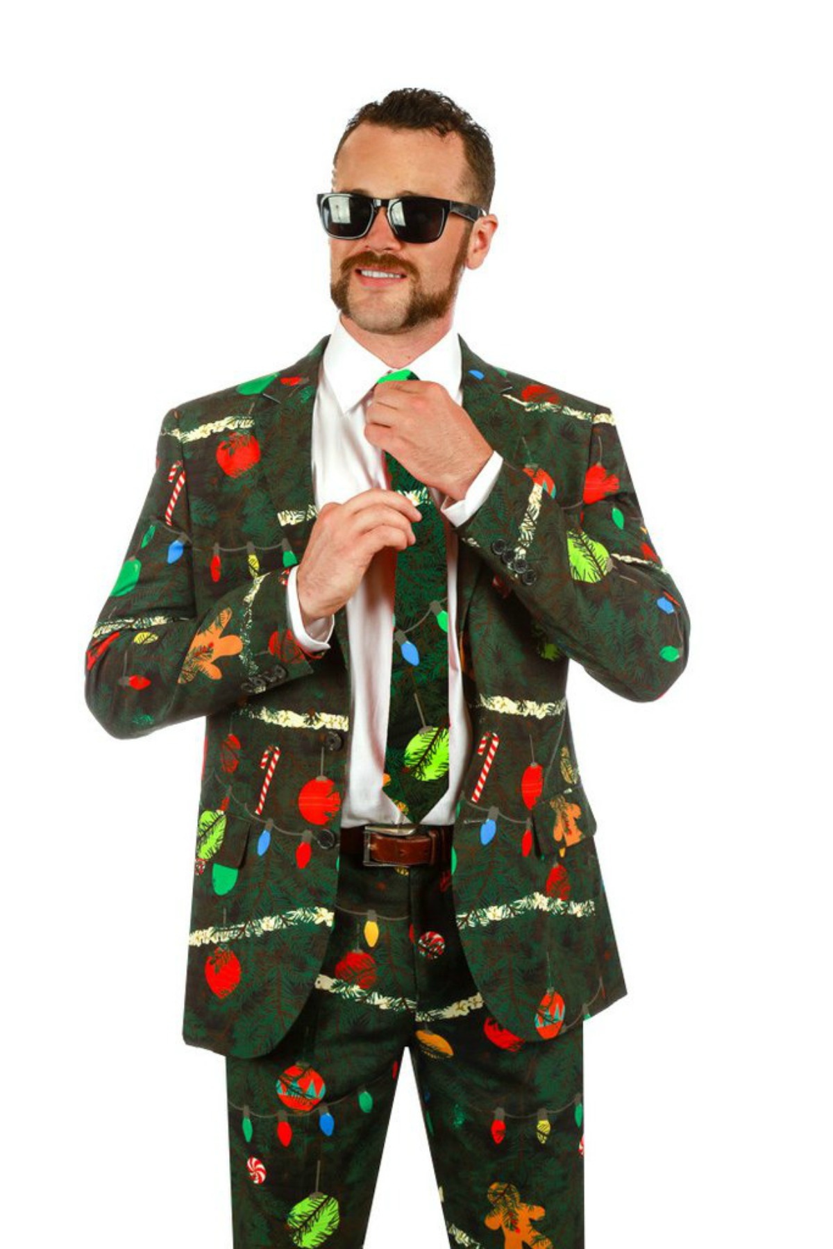 Christmas Tree Camo Ugly Sweater Suit from Shinesty