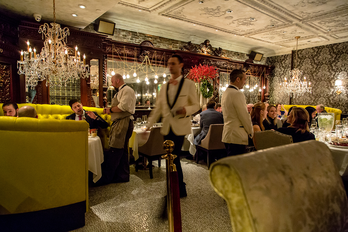 Holiday lunch at Yvonne's in 2015