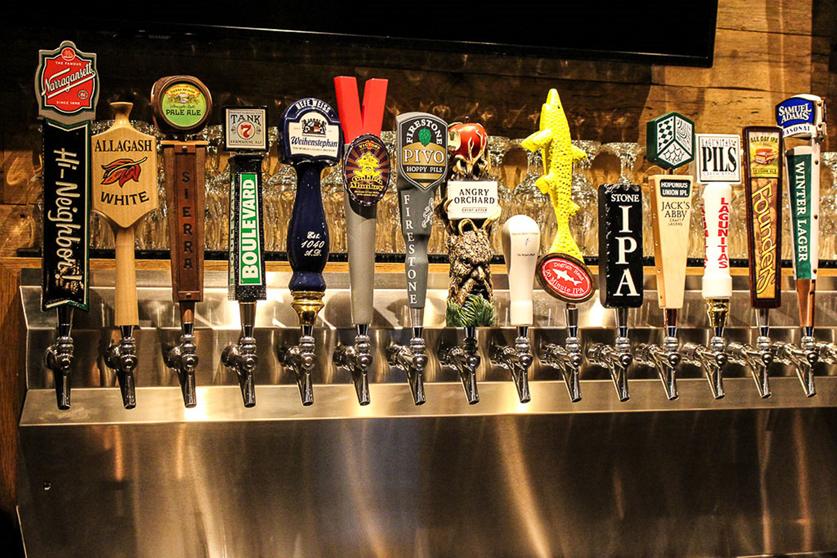 Draft lines at City Tap House. / Photo provided