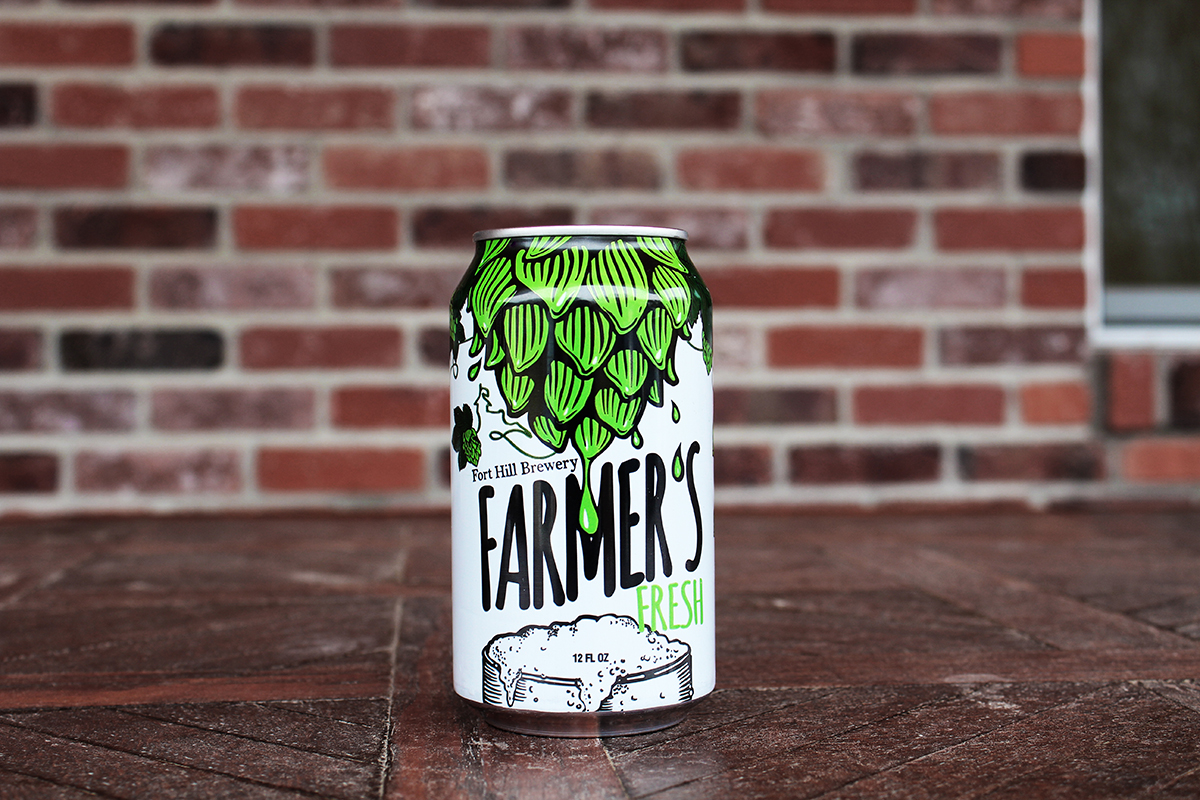 Farmer's Fresh, a session IPA from Fort Hill Brewery