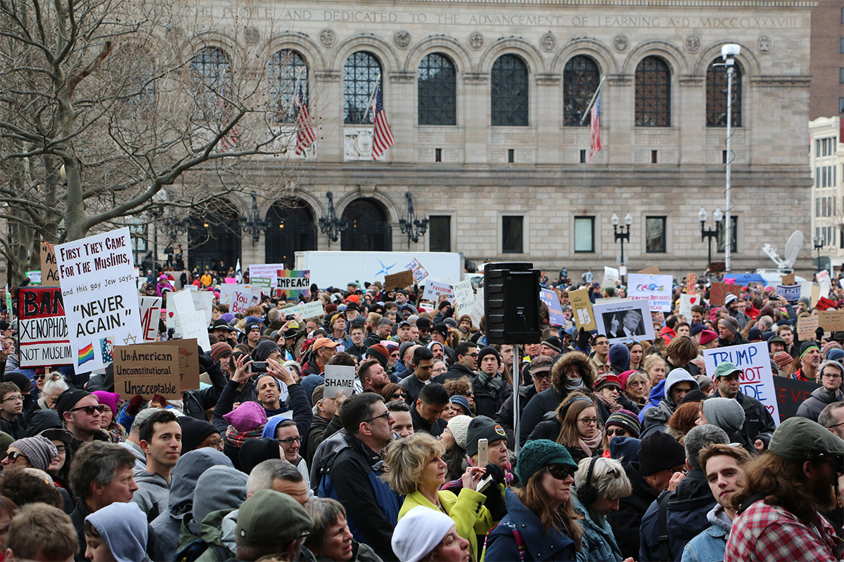 January 29 Boston Trump Protest