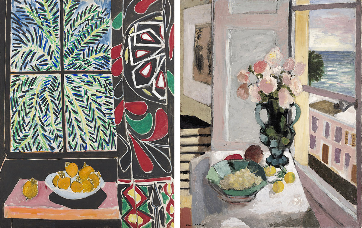 Interior with Egyptian Curtain and Safrano Roses at the Window, Henri Matisse / Images courtesy of Museum of Fine Arts, Boston