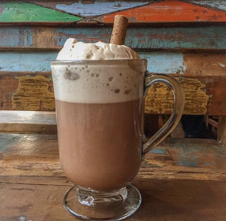 Snow Day hot chocolate at Burro Bar in Brookline