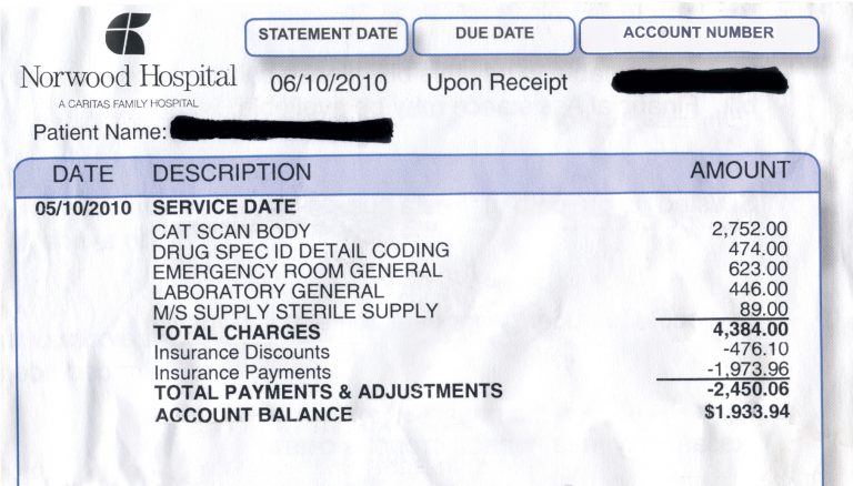 What Does Insurance Adjustment Mean On A Medical Bill