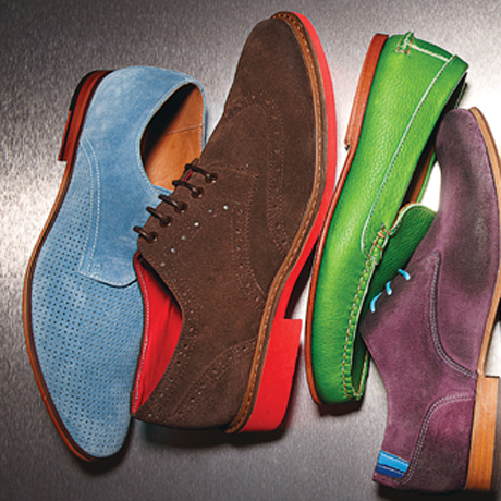 Colorful Men's Shoes Add Style to Any Outfit with a Bold Kick of Color