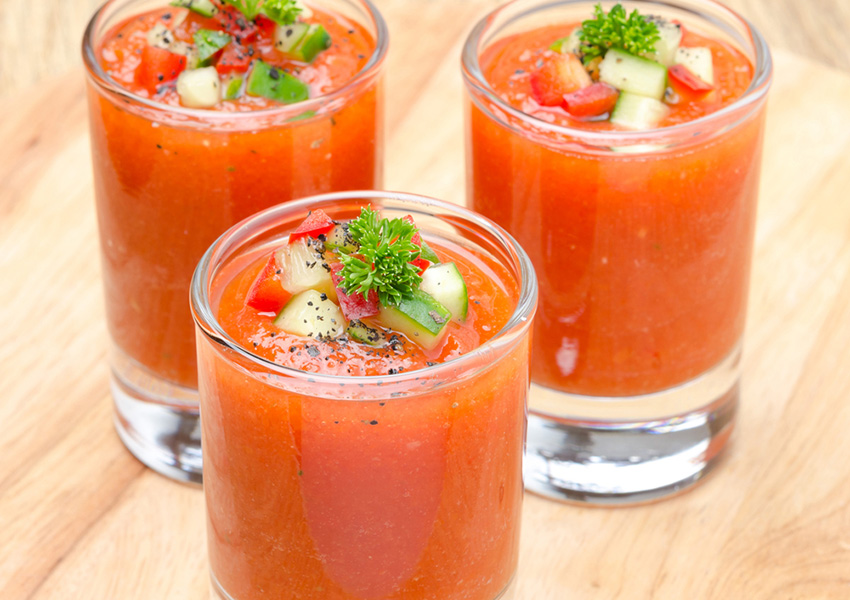 Gazpacho photo via Shutterstock