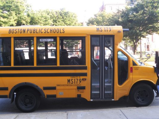 school bus driver salary boston