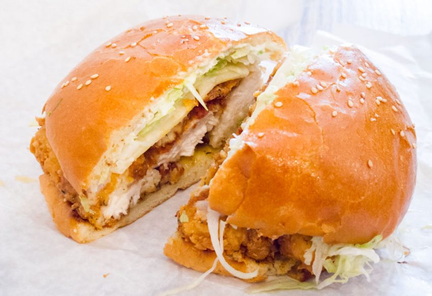 Man Food: The Super Cluckin' Fried Chicken Sandwich at Cutty's