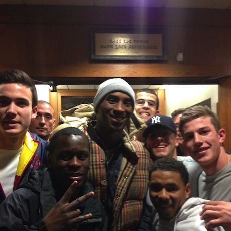 Kobe Bryant Stopped Into Boston College